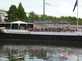  terrasse de café sur une péniche